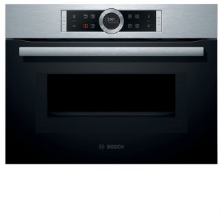 Bosch Kompaktbackofen mit Mikrowelle Edelstahl;