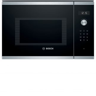 Bosch Einbau-Mikrowellengerät mit Grill Edelstahl;