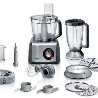 Bosch Küchenmaschine MultiTalent 8 1250 W Schwarz Edelstahl gebürstet;