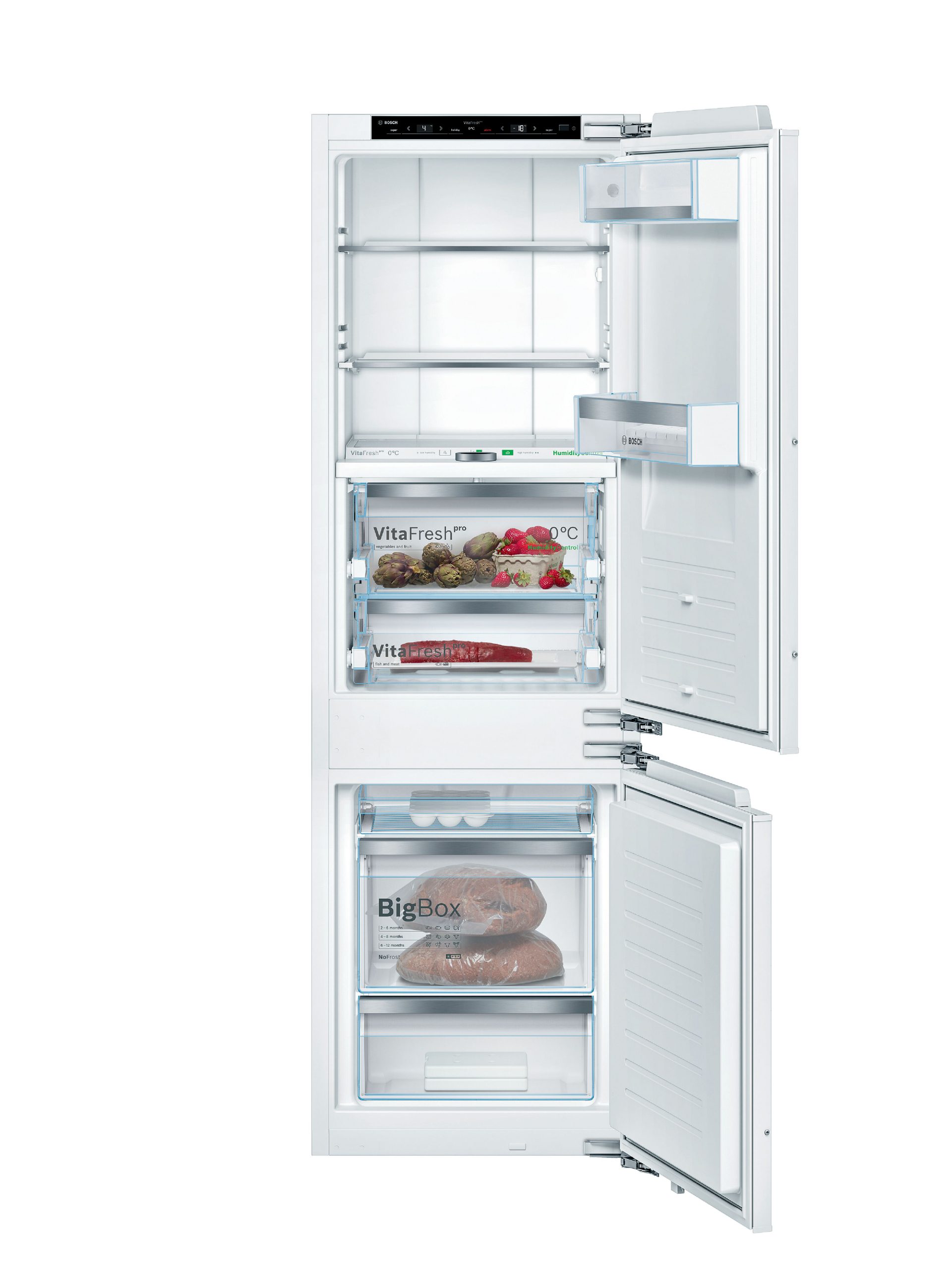 Bosch Einbau-Kühl-Gefrier-Kombination mit Gefrierbereich unten;