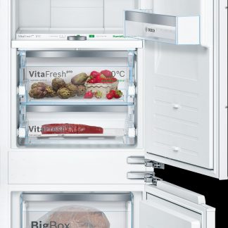 Bosch Einbau-Kühl-Gefrier-Kombination mit Gefrierbereich unten;