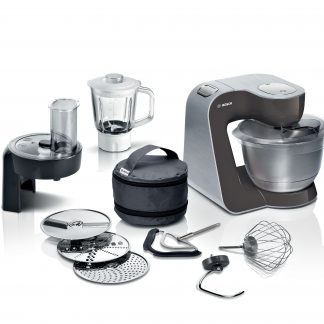 Bosch Küchenmaschine MUM5 1000 W Edelstahl gebürstet Grau;